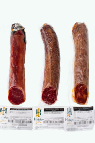 Surtido de bellota 100% ibérico (lomo, salchichón y chorizo)