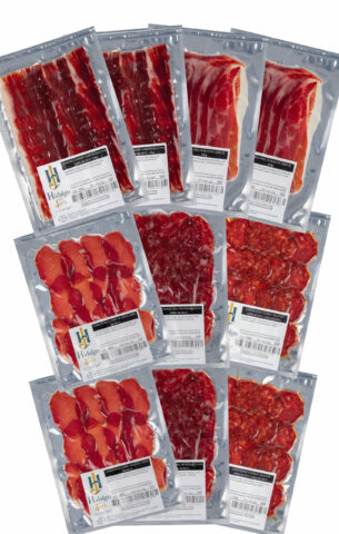 Pack de cata de bellota 100% ibérico (2x jamón, 2x paleta, 2x lomo, 2x salchichón, 2x chorizo)
