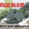 4 Boxes of vegetables 7 kg, receive them every week
