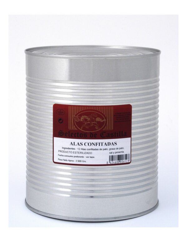 Confit de alas de pato 12 uds - Selectos de Castilla