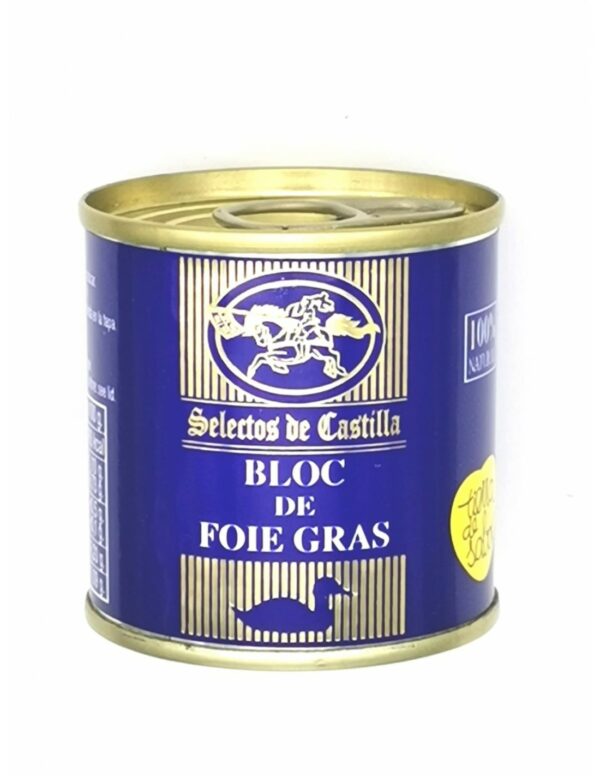 Bloc de foie gras de pato 95 g - Selectos de Castilla