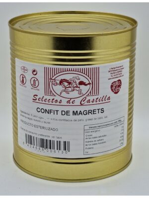 Confit de magrets de pato 6 uds - Selectos de Castilla