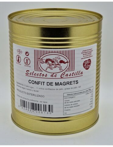 Confit de magrets de pato 6 uds - Selectos de Castilla
