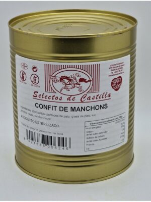 Confit de manchons de pato 20 uds - Selectos de Castilla