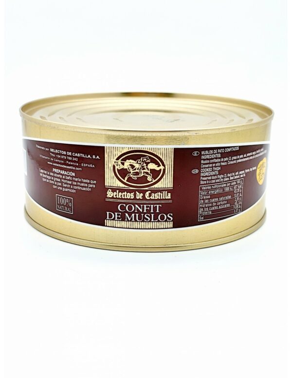 Confit de muslos de pato 2 uds - Selectos de Castilla