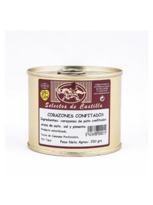 Confit de corazones de pato 7 uds