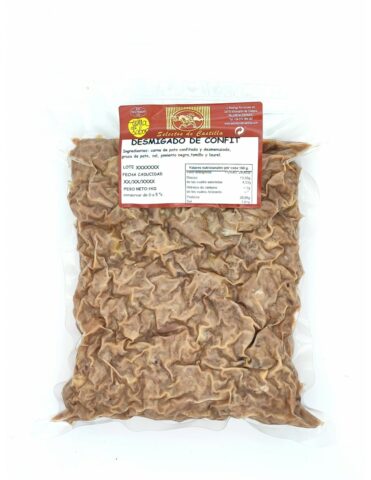 Desmigado de confit de pato - Selectos de Castilla