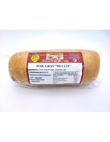 Foie gras mi cuit entero - Selectos de Castilla