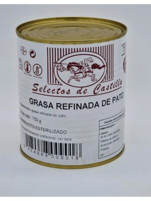 Grasa refinada de pato.