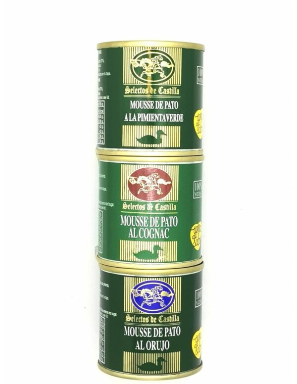 Lote 3 mousses 95 g.