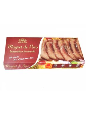 Magret de pato braseado lonchas. estuche.