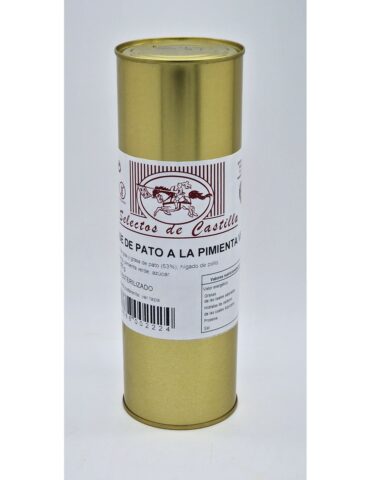 Mousse de pato a la pimienta verde 825 g - Selectos de Castilla
