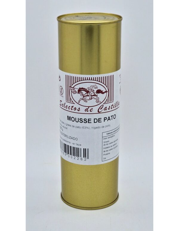 Mousse de pato. lata 825 g. - Selectos de Castilla