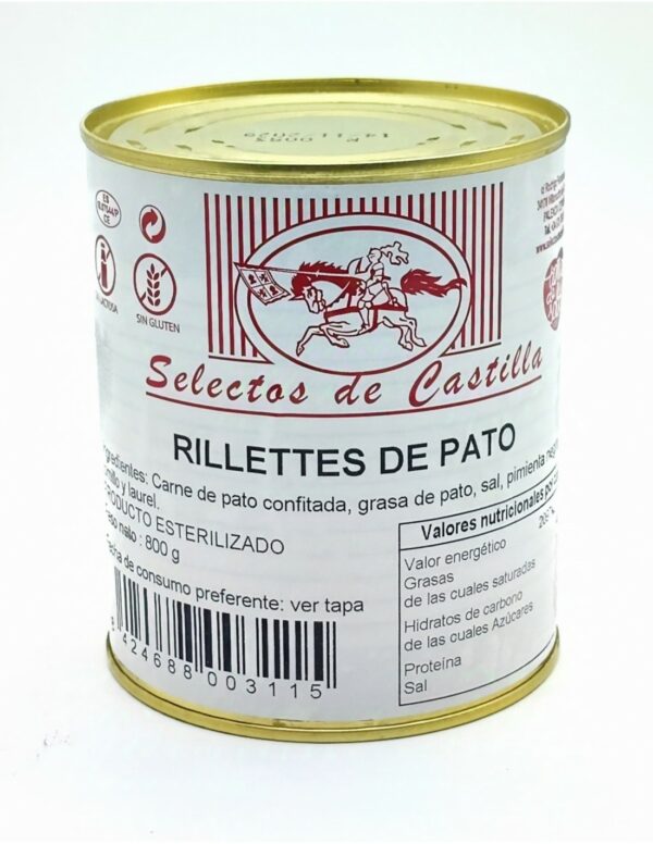 Rillettes de pato 800 g