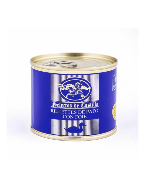 Rillettes de pato con foie 200 g - Selectos de Castilla