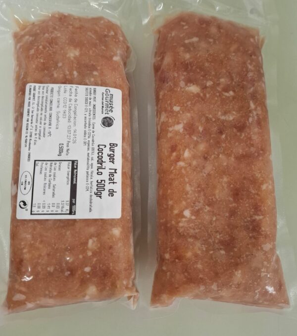 Burger meat cocodrilo (500 gr. apróx.)