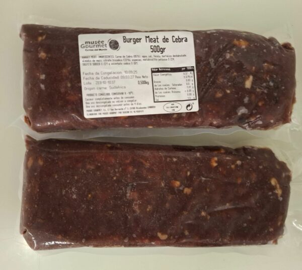Burger meat cebra (500 gr. apróx.) — imagen 2