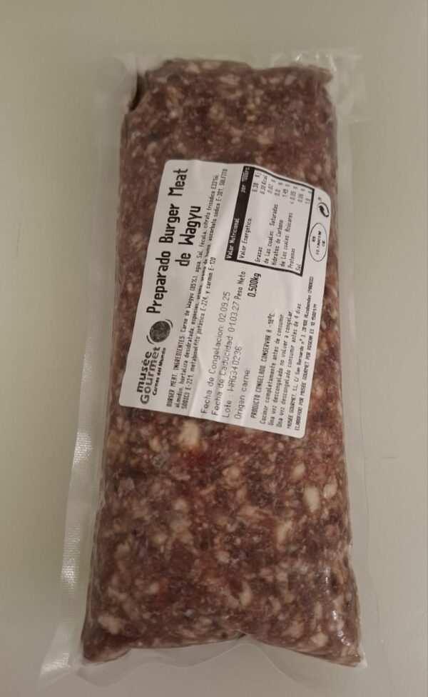 Burger meat wagyu (500 gr. apróx.) — imagen 2