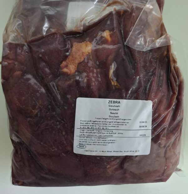 Ragout de cebra (Corte de 1,200-1,300 kg. apróx.) — imagen 2