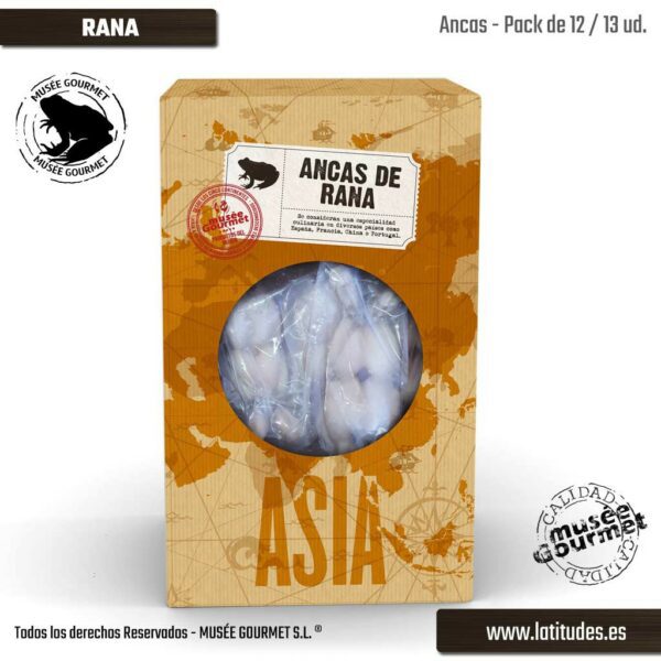 Ancas de rana calibre 16-20 (Pack 250 gr. apróx.)