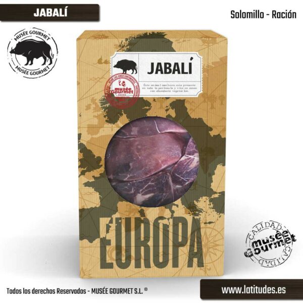 Solomillo de jabalí (Ración de 200 gr. apróx.)
