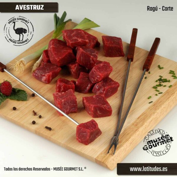 Ragout de avestruz (Corte de 1 kg. apróx.)
