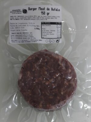 Burger meat búfalo 150 gr.