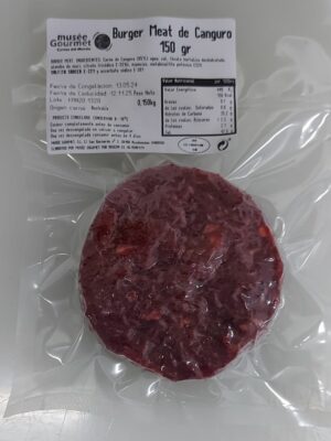 Burger meat canguro 150 gr.