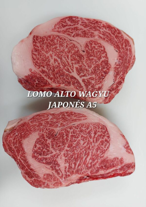 Lomo de wagyu japonés a5/a5+ bms 10-12 (500gr. aprox.) — fotografía 2