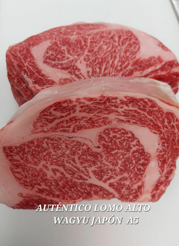 Lomo de wagyu japonés a5/a5+ bms 10-12 (500gr. aprox.) — fotografía 3