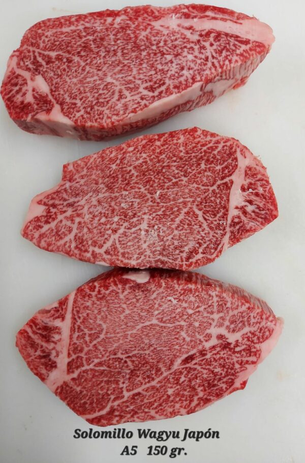 Solomillo wagyu japonés a5/a5+ bms 10-12 (150gr.) — fotografía 6