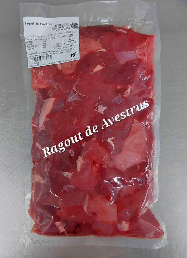 Ragout de avestruz (Corte de 1 kg. apróx.) — imagen 3