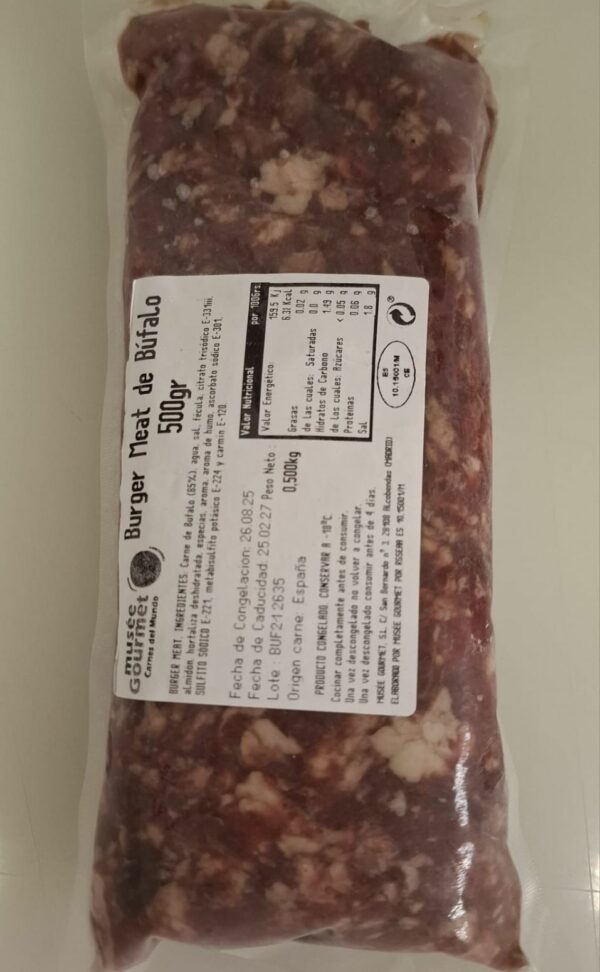 Burger meat búfalo (500 gr.) — imagen 4
