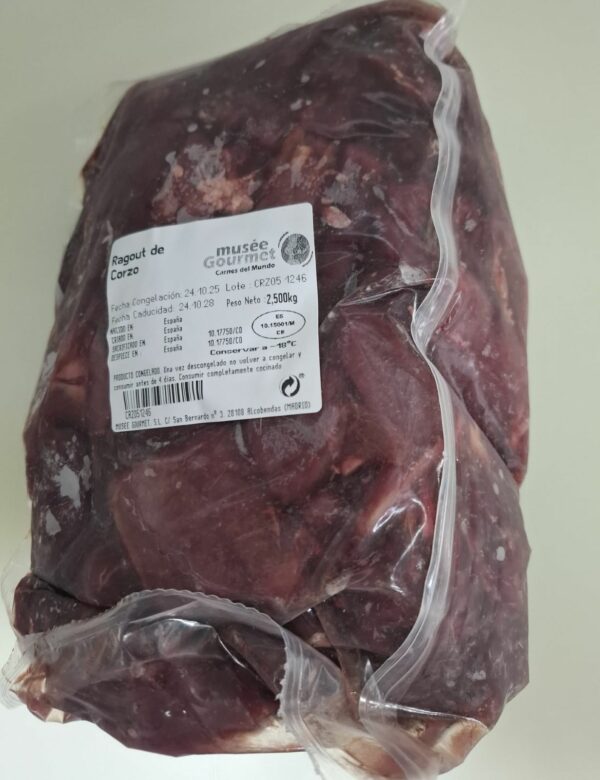 Ragout de corzo (Corte de 2,500 kg. apróx.) — imagen 3