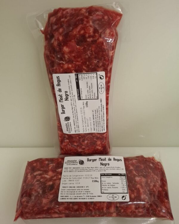 Burger meat black angus (500 gr. apróx.) — imagen 5