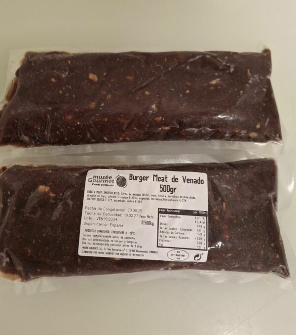 Burger meat venado (500 gr. apróx.) — imagen 5
