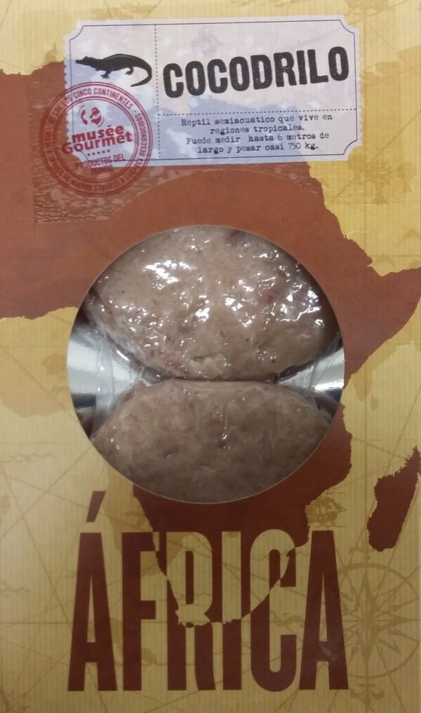 Pack burger meat cocodrilo 2×150 gr.