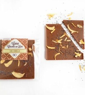 Carré BIO&FT de chocolate con leche con cebolla