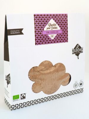 Chocolate BIO&FT para preparar bebidas con especias, 300 g.