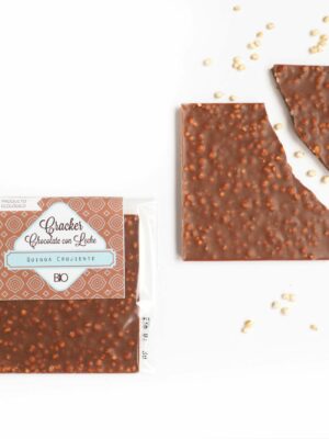 Cracker crujiente de chocolate con leche BIO&FT