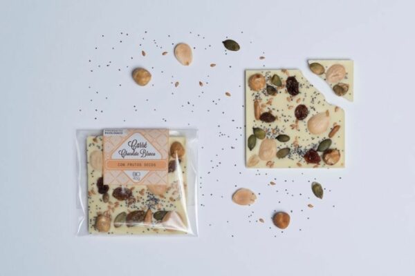 Carré BIO&FT chocolate blanco con frutos secos y semillas