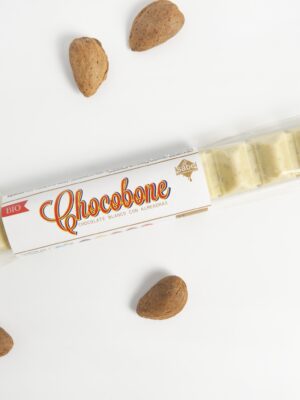 Chocobone BIO&FT chocolate blanco y almendra caramelizada