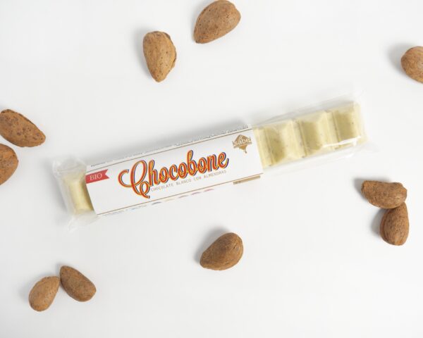 Chocobone BIO&FT chocolate blanco y almendra caramelizada