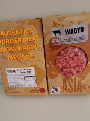 Burger meat wagyu 100% japones 150 gr.