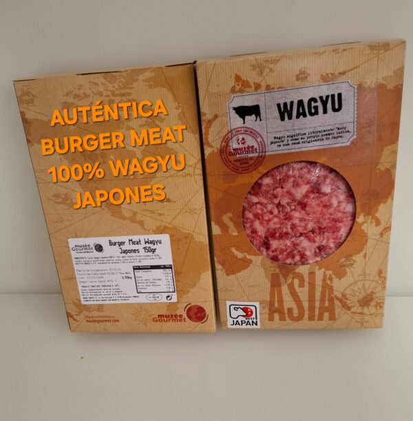 Burger meat wagyu 100% japones 150 gr.