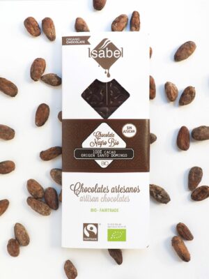 Tableta bio&ft chocolate negro 100% cacao – sin azúcar