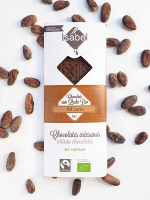 Tableta bio&ft chocolate con leche 39% cacao