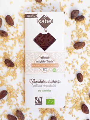 Tableta bio&ft chocolate con leche vegetal – bebida de arroz