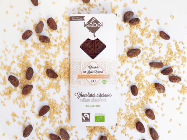 Tableta BIO&FT chocolate con leche vegetal – bebida de arroz