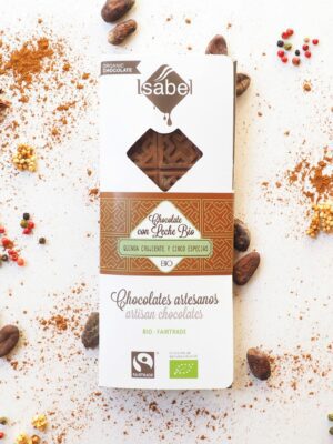 Tableta BIO&FT chocolate con leche, quinoa y 5 especias chinas